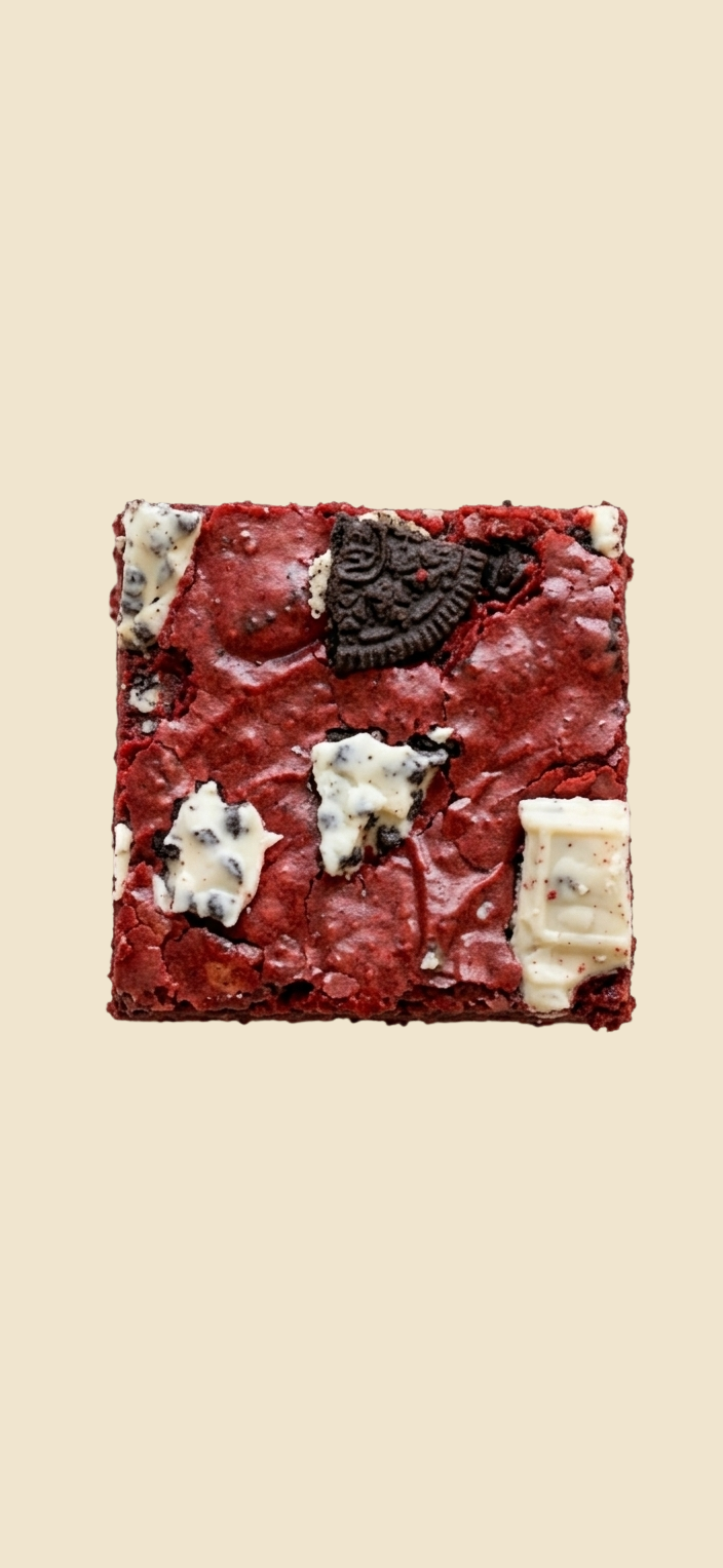 Redvelvet Cookies n Cream Brownie